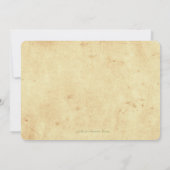 Mason Jar Hydrangeas Succulent Bruiloft Uitnodigen Kaart (Achterkant)