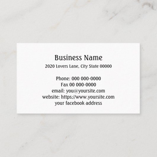 Mason Jar is aangepast je object modern Visitekaartje (Achterkant)