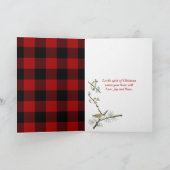 Mason Jar Kerstkaarde op het geblazen Feestdagen Kaart (Binnen)