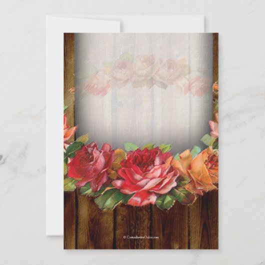 Mason Jar  Land Bachelorette Party Kaart (Achterkant)