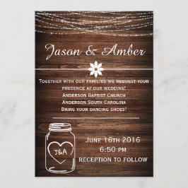 Mason Jar-lichten Kaart