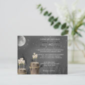 Mason Jar Lichtgevende Kevers Krijtbord, Trouw Uit Kaart (Staand voorkant)