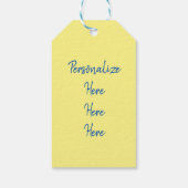 Mason jar lightning bug glanzend firefnet cadeaulabel (Achterkant)