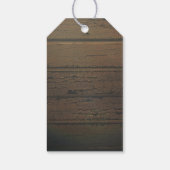 Mason Jar Lights en Fall Leaves Rustieke Schuur Cadeaulabel (Achterkant)