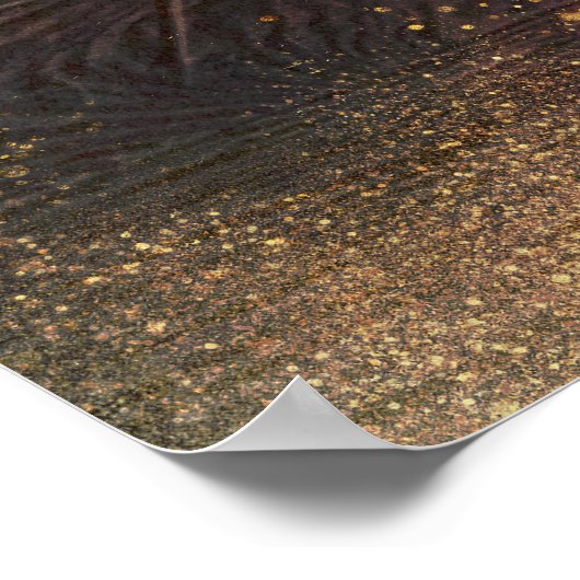 Mason Jar Lights Rustic Wedding Welcome Sign Poster (Hoek)