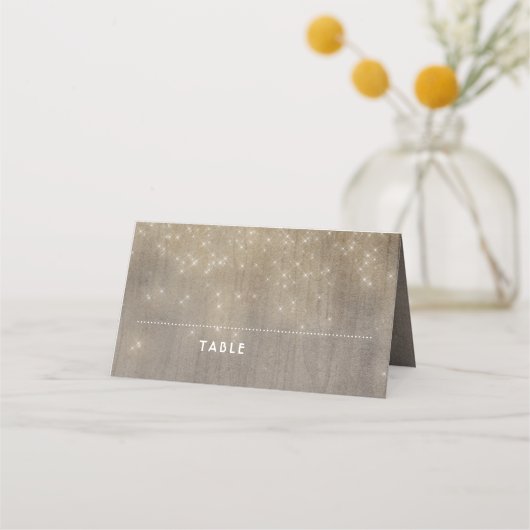 Mason Jar Lights Rustiek Plaatskaartje (Voorkant)