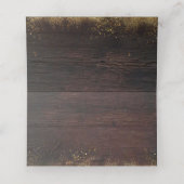 Mason Jar Lights Rustieke Bruiloft Plaatskaartje (Binnenkant ongevouwen)