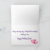 Mason Jar Melodie - Aanpasbare Moederdagkaart Kaart (Binnen)