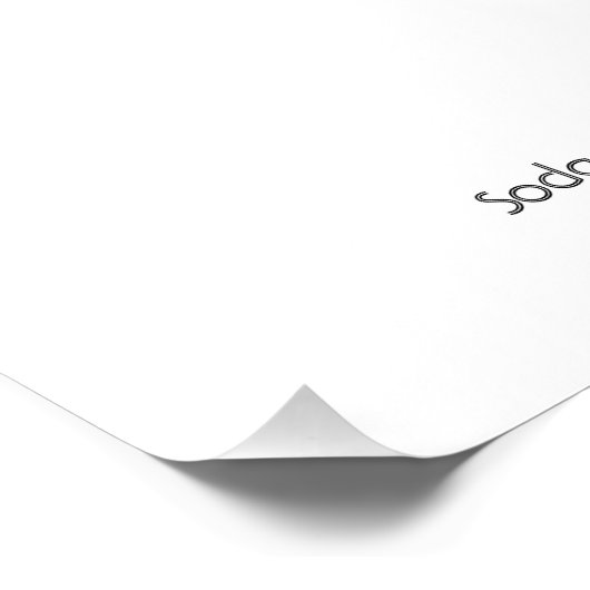 Mason Jar met Bloemen Wedding Bar Menu Poster (Hoek)