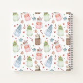 Mason Jar Milkshakes Candy Canes kerstrecept Notitieboek (Achterkant)