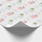 Mason Jar Milkshakes Pattern Cadeaupapier (Hoek)