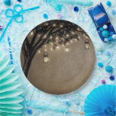  Mason Jar Oak Tree Bruiloft Borden Papieren Bordje (Feest)