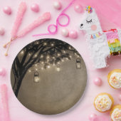  Mason Jar Oak Tree Bruiloft Borden Papieren Bordje (Feest)