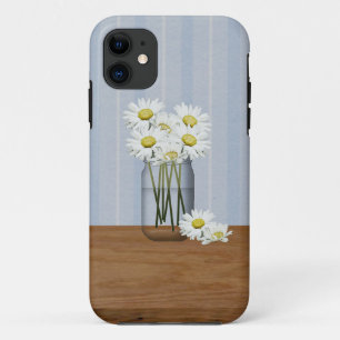 Mason Jar of Daisies iPhone 11 Hoesje
