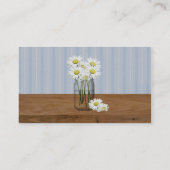 Mason Jar of Daisies Visitekaartje (Achterkant)