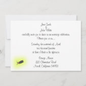 Mason Jar Of Fireflies Uitnodiging voor een bruilo (Achterkant)