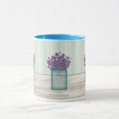 Mason Jar of Violets Mok (Midden)