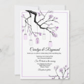 Mason Jar over het uitnodigen van de bloeiende bom Kaart (Voorkant)