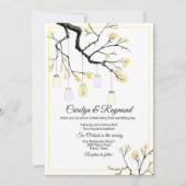 Mason Jar over het uitnodigen van de bloeiende bom Kaart (Voorkant)