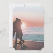 Mason Jar Peachy Heart Leaf Tree Save the Date (Achterkant)