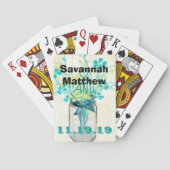 Mason Jar Personalized Wedding Kaart Gifts (Achterkant)