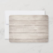 Mason Jar Pink Lila Rustic Save the Date Card (Achterkant)