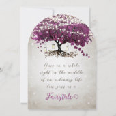 Mason Jar Radiant Paars Wedding Kaart (Achterkant)