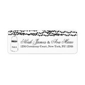 Mason Jar retouradres label (Voorkant)