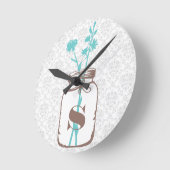 Mason Jar Ronde Klok (Hoek)