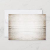 Mason jar & roze bloemen trouw RSVP kaart (Achterkant)