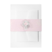 Mason Jar Roze en Witte Bloemen Huwelijk Uitnodigingen Wikkel (Voorkant Voorbeeld)