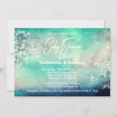 ** Mason Jar Rustic Baby Breath Baby shower Kaart (Achterkant)