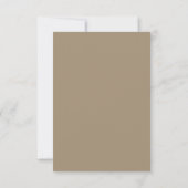 Mason Jar Rustic  look Custom RSVP Kaartje (Achterkant)