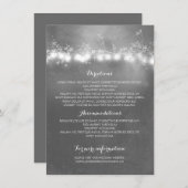 Mason Jar Rustieke Bruiloft Details Informatiekaartje (Voorkant / Achterkant)