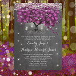 Mason Jar Sangria Wine Chalkboard Heart Leaf Tree Kaart<br><div class="desc">Mason Jar Sangria Wine Chalkboard Heart Leaf Tree Romantic Rustic under the Stars Fairy Tale Mason Jar Paars Raspberry Heart Leaf Firefly Tree Wedding Invitations. Geweldig voor een Elegant Rustic Chic Barn Evening of Forest Wedding.</div>