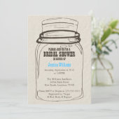 Mason Jar Save the Date (Staand voorkant)