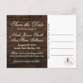 Mason Jar SAVE THE DATE Wedding Briefkaart (Achterkant)