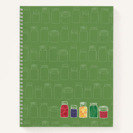 Mason Jar Spiral notebook Canning Jars Notitieboek