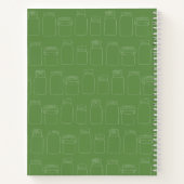 Mason Jar Spiral Notebook Canning Journal Notitieboek (Achterkant)