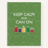 Mason Jar Spiral Notebook Canning Journal Notitieboek (Voorkant)