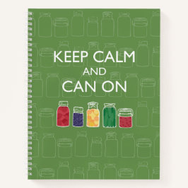 Mason Jar Spiral Notebook Canning Journal Notitieboek
