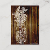 Mason Jar Stamp Tafel Zitplaatsen Kaarten Plaatskaartje (Achterkant)