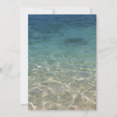 Mason Jar & Starfish Summer Beach Vrijgezellenfees Kaart (Achterkant)