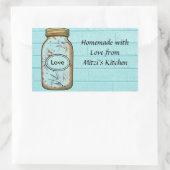 Mason Jar Sticker / Labels personaliseren. (Tas)
