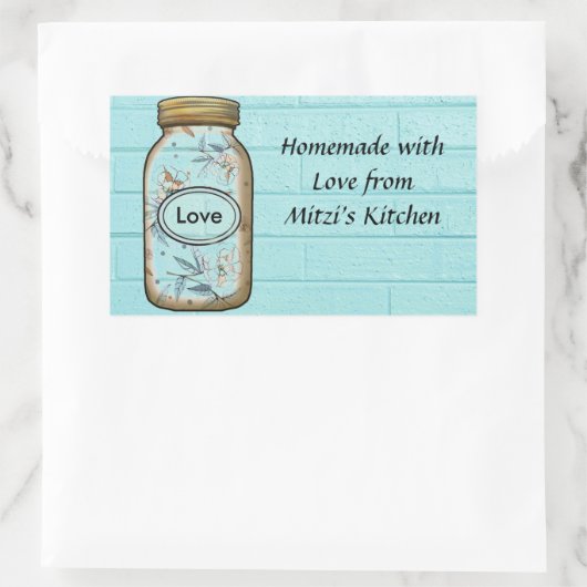 Mason Jar Sticker / Labels personaliseren. (Tas)