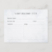 Mason Jar String Light Floral Vrijgezellenfeest Re Uitnodiging Briefkaart (Achterkant)