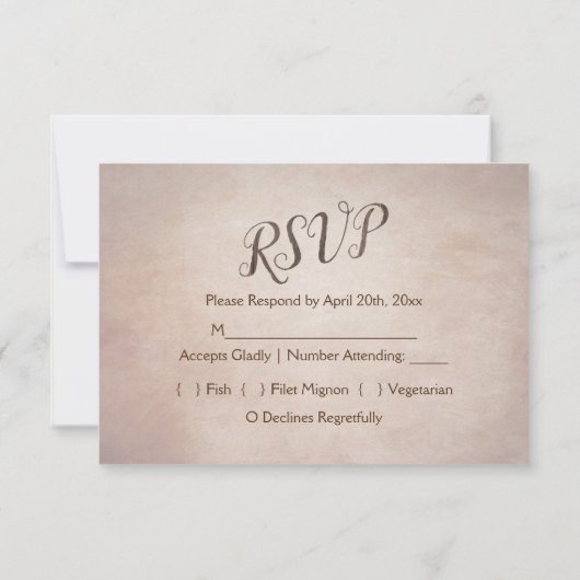 Mason Jar String Lights Floral RSVP Kaartje (Achterkant)