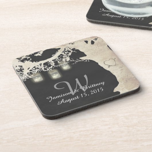 Mason Jar String Lights  Onderzetters (Linkerzijde)