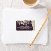 Mason Jar String Lights Tree Plum Etiket (Insitu)