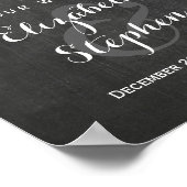 Mason Jar String Lights Weddenschap Welkomstontvan Poster (Hoek)